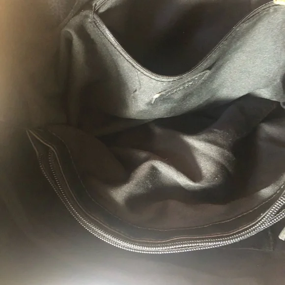 Black Laser-Cut Shoulder Bag - Picture 6 of 6